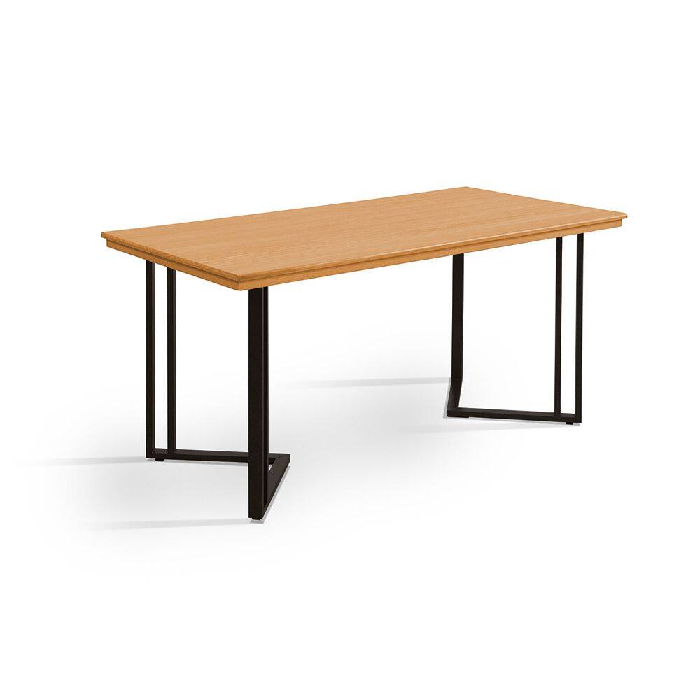 Mesa de Jantar Industrial em Madeira Maciça Michigan 160x80 - Imbuia