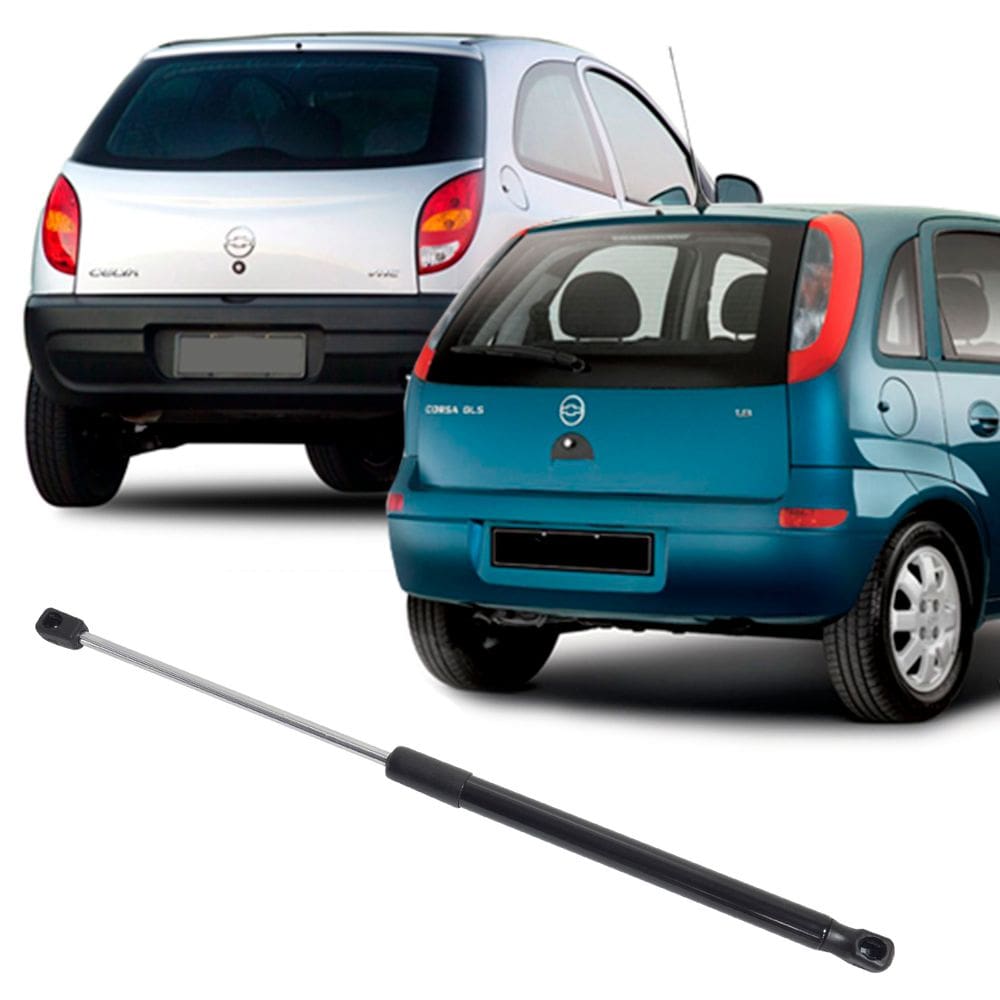 Amortecedor Tampa Traseira Porta Mala Mola Gás Celta 2000 à 2016 Corsa Hatch 2002 a 2012