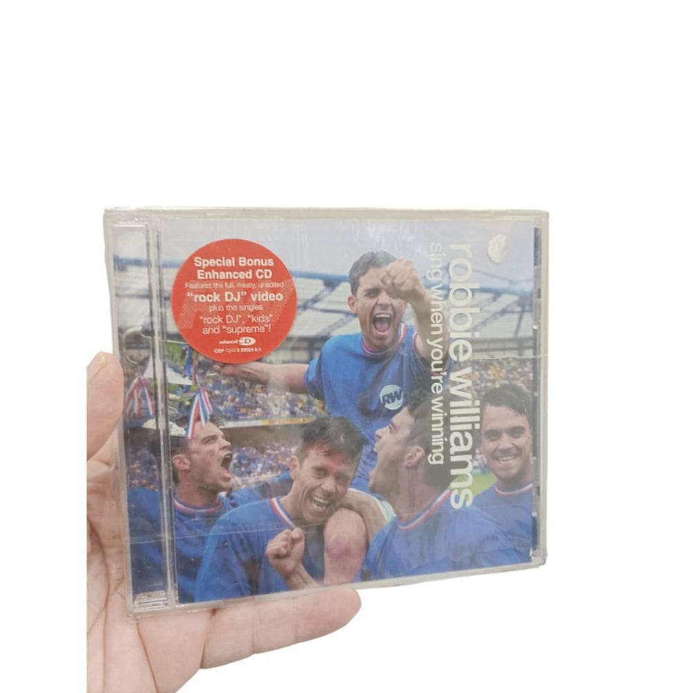 CD Robbie Williams – Sing When You`re Winning (importado)