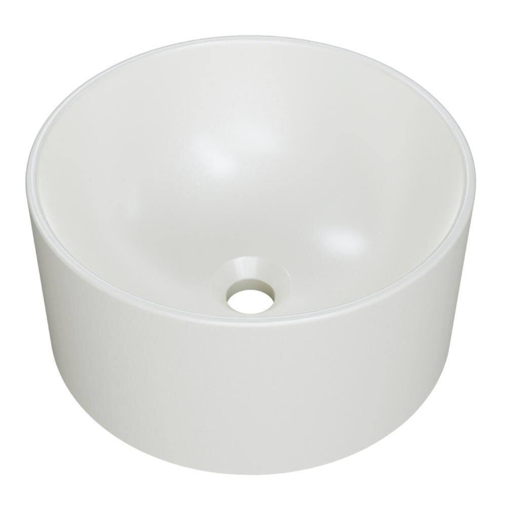 Cuba Pia Para Banheiro Redonda 30cm Celine C08 Bege - Mpozenato