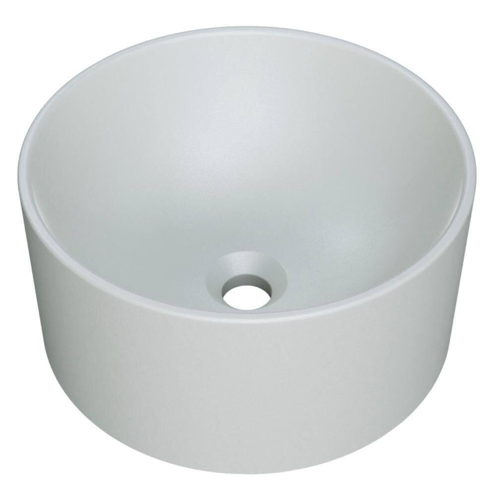 Cuba Pia Para Banheiro Redonda 30cm Celine C08 Cinza - Mpozenato