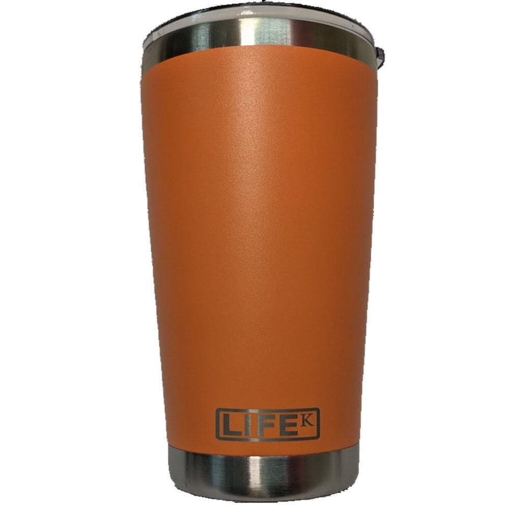 Copo Térmico Life 591ml Inox 9H Frio 3H Quente Laranja