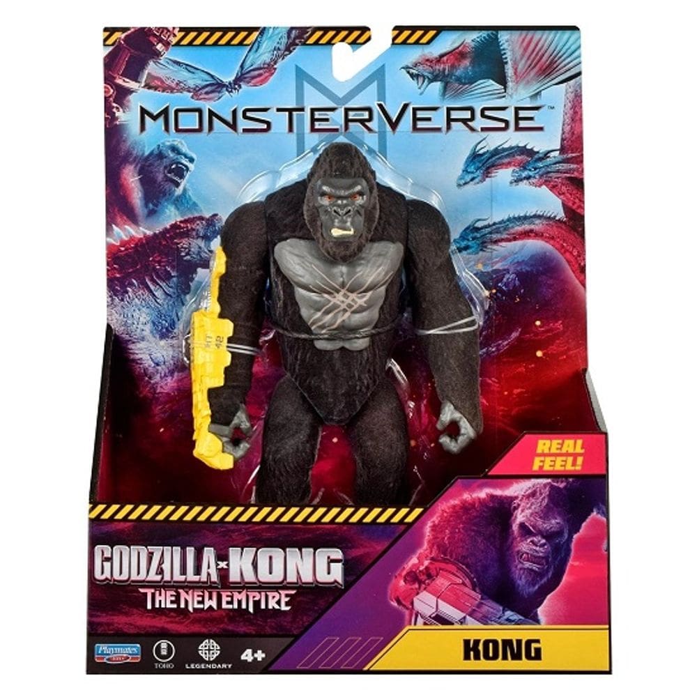 Godzilla Vs Kong Novo Império – Boneco Articulado Kong 15 Cm - Sensaçao Real Toque– Sunny