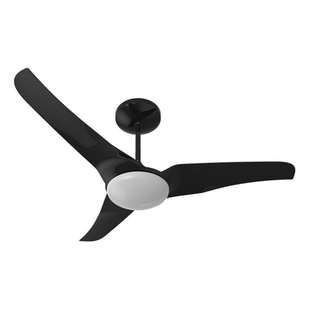 Ventilador De Teto Preto 110v 130w 106cm Aliseu Slim