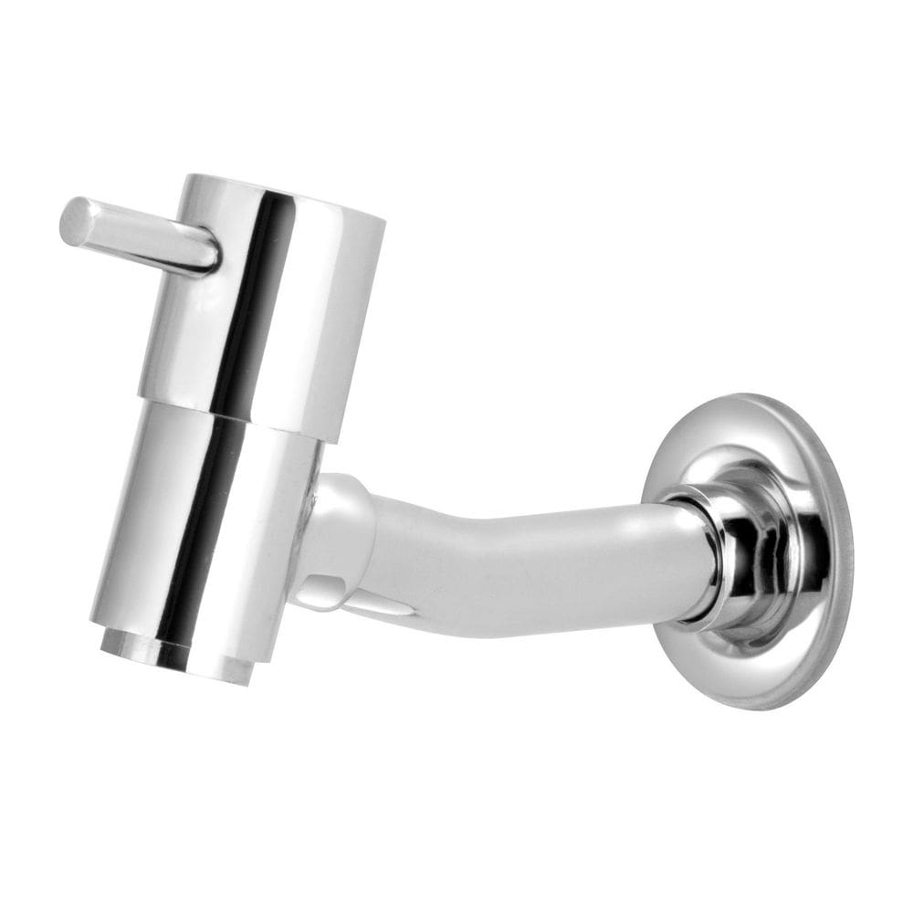 Torneira Reta Parede Para Tanque Jardim Lavatório Metal 1/4V