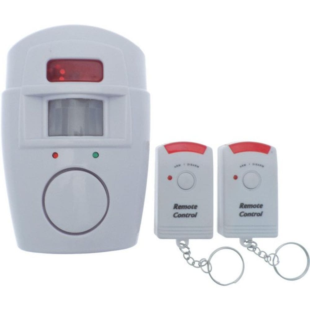 Alarme residencial sem fio 2controle sensor presenca
