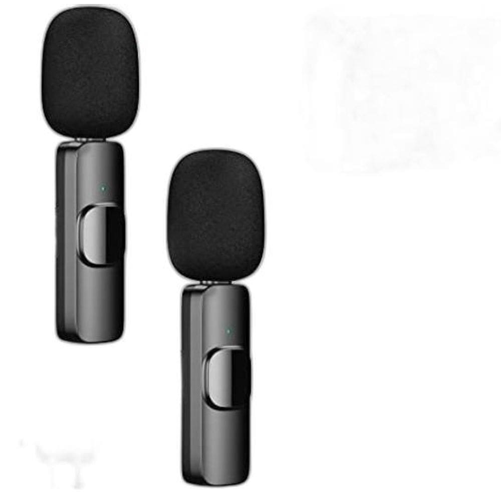Microfone Lapela Duplo Sem Fio Profissional Wireless Celular