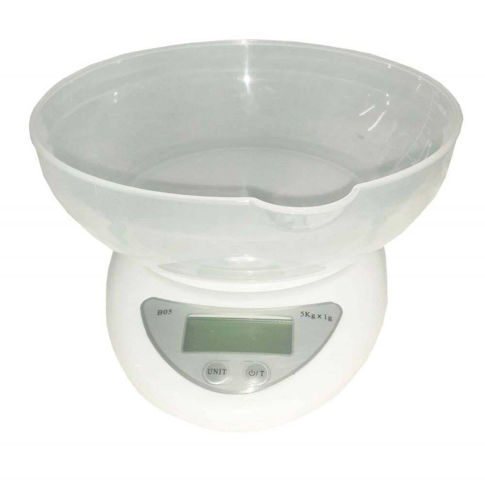 Balança Para Cozinha Digital Com Cuba 5kg