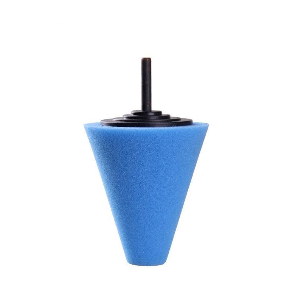 Cone De Polimento Avulso Azul Espuma Macia
