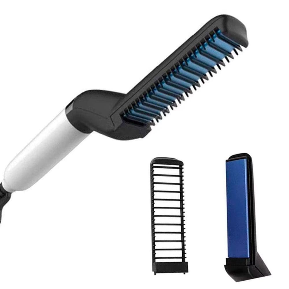 Pente Eletrico Modelador Para Penteados Cabelo E Barba