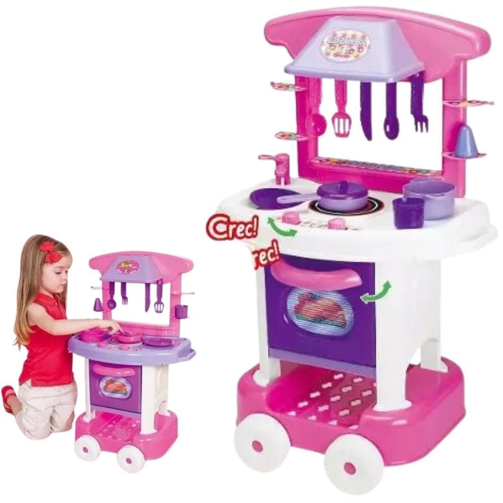 Conjunto Cozinha Portátil Completo Sua Criança Presente