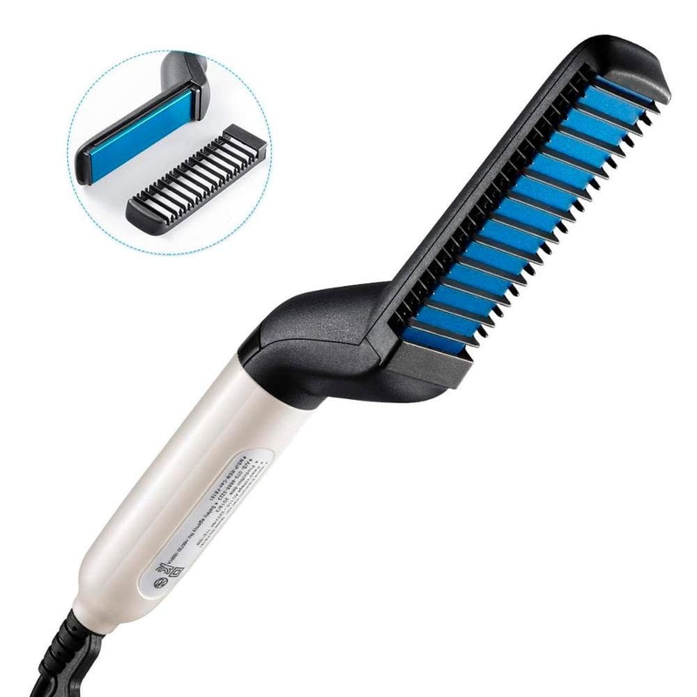 Pente Eletrico Chapinha Modela Cabelo Curto E Longo