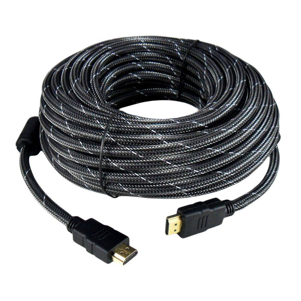 Cabo Hdmi 20 Metros 20mt 1.4 Full Hd Tv Led 3d Ps3 Xbox Pc