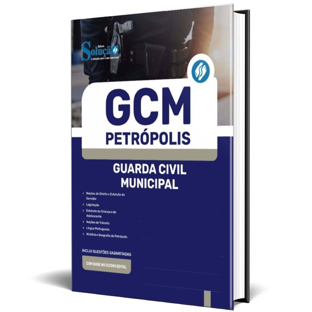 Apostila Prefeitura Petrópolis Rj 2025 Guarda Civil