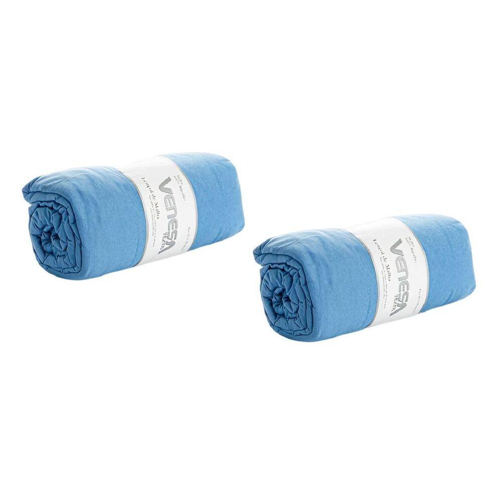 Kit 2 Lençóis De Malha Casal Super King Venesa