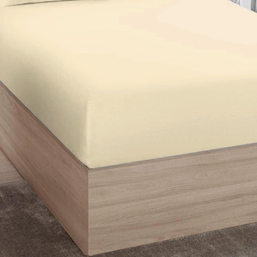 Lençol Avulso Queen Elástico Algodão Premium Perola