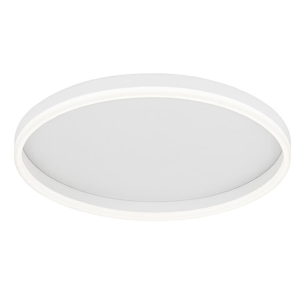 Luminária Led Sobrepor Redondo Luz Borda 24W Bivolt 3 Em 1