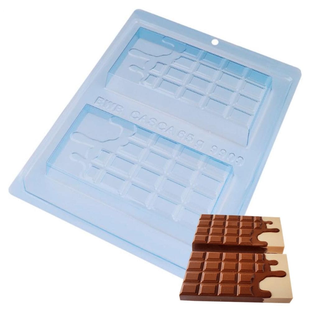 Forma Silicone Bwb Barra Derretida Confeitaria 9909