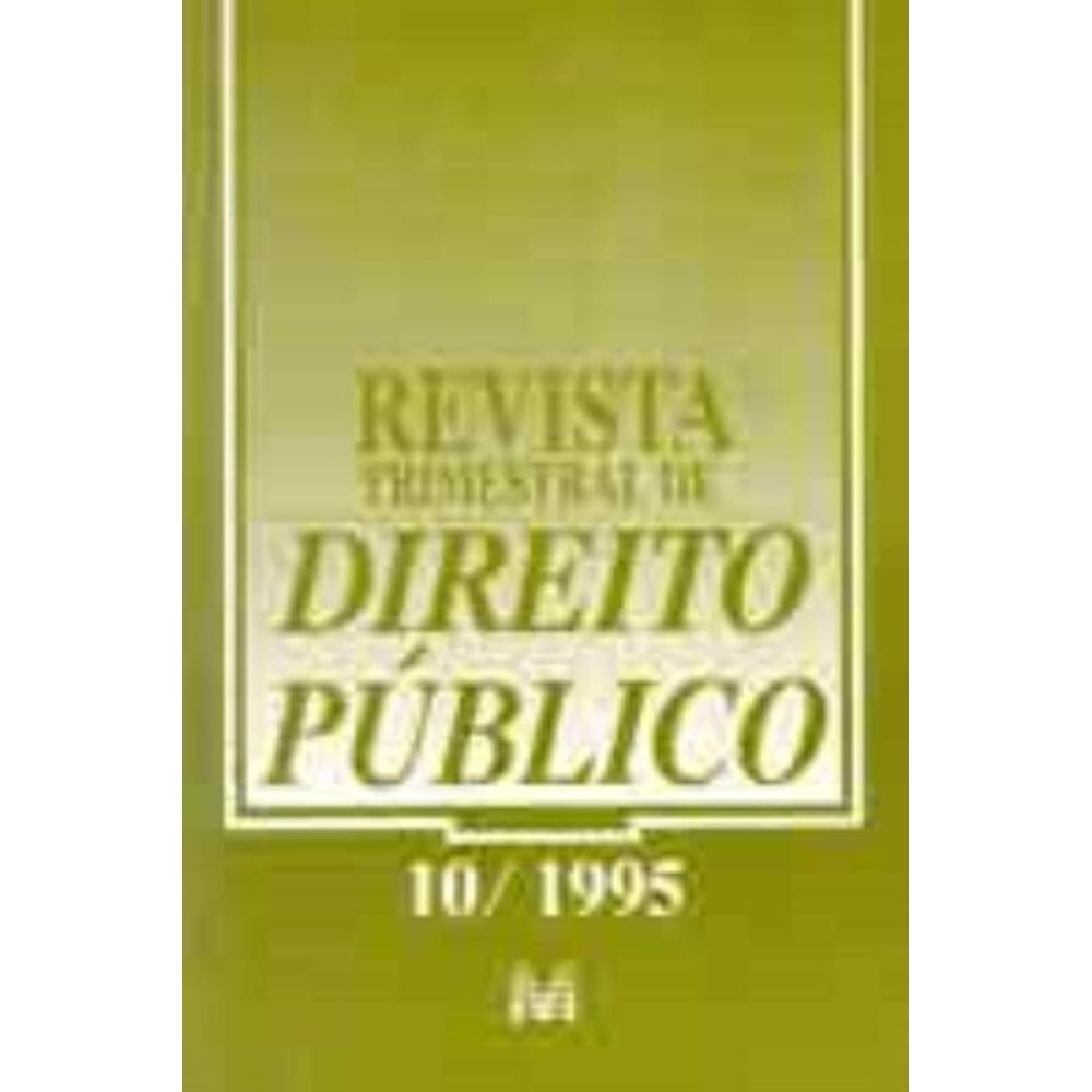 Revista Trimestral De Direito Publico Ed. 10