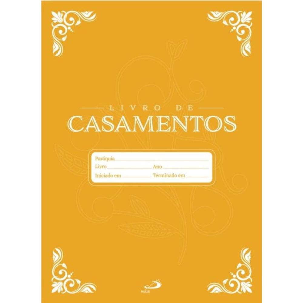 Livro de Registro - Casamento
