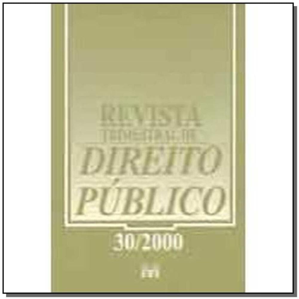 Revista Trimestral De Direito Publico Ed. 30