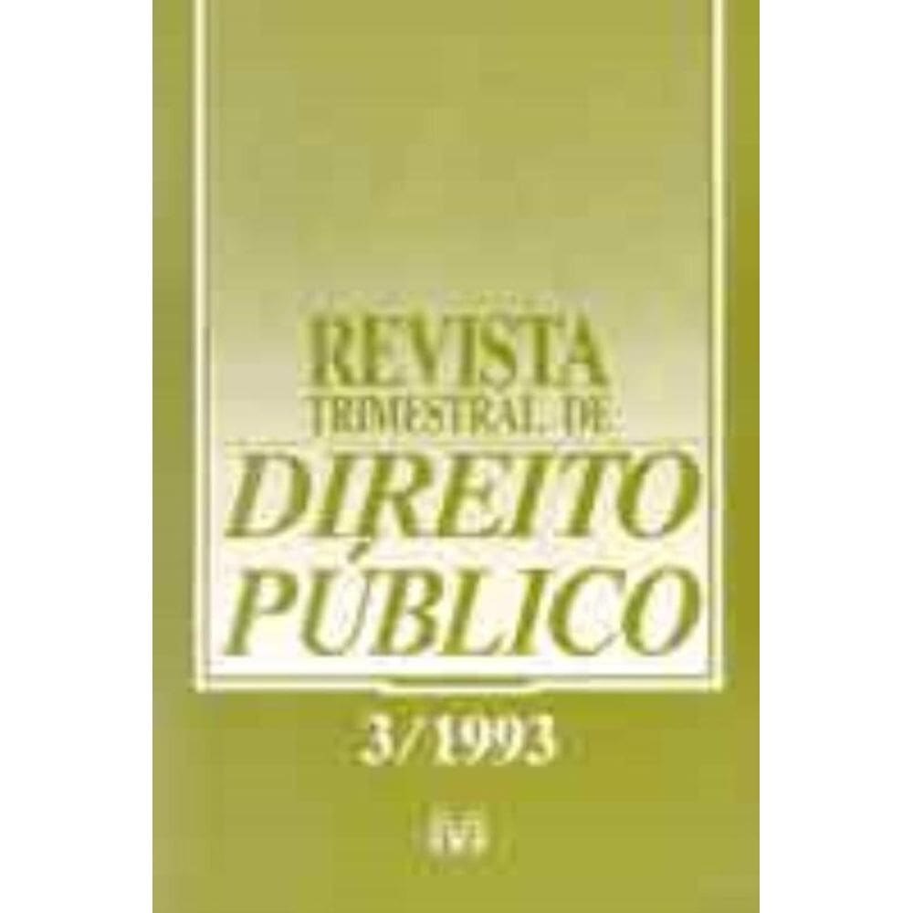 Revista Trimestral De Direito Publico Ed. 03