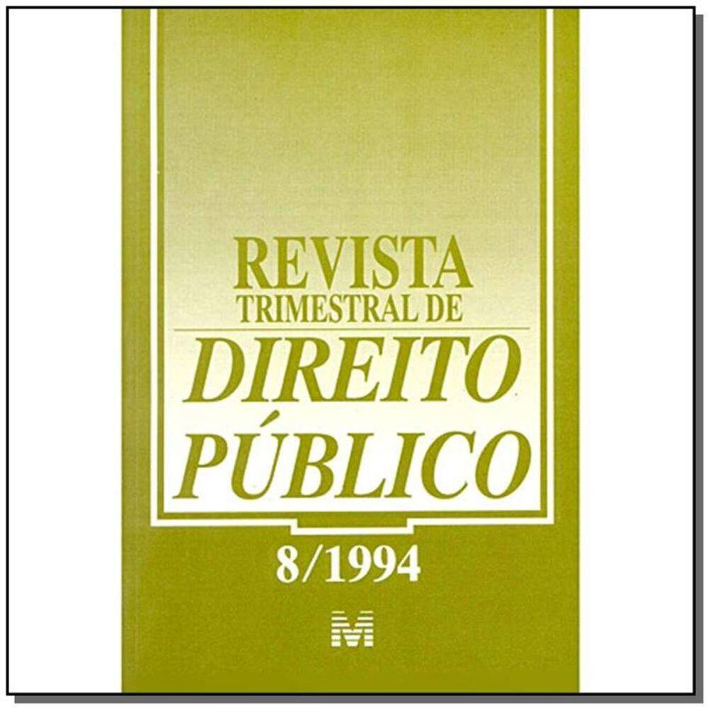 Revista Trimestral De Direito Publico Ed. 08