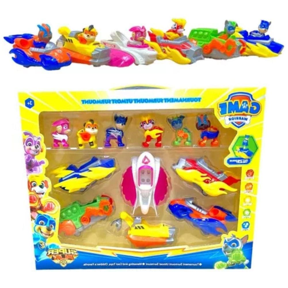 Presente Ideal 6 Bonecos Da Equipe Canina Brinquedo