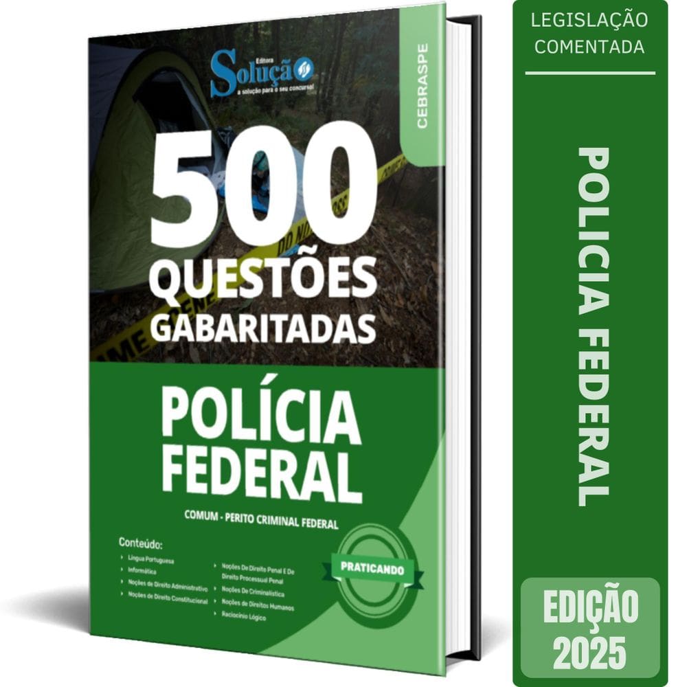 Caderno Questões Polícia Federal Pf Comum Perito Criminal