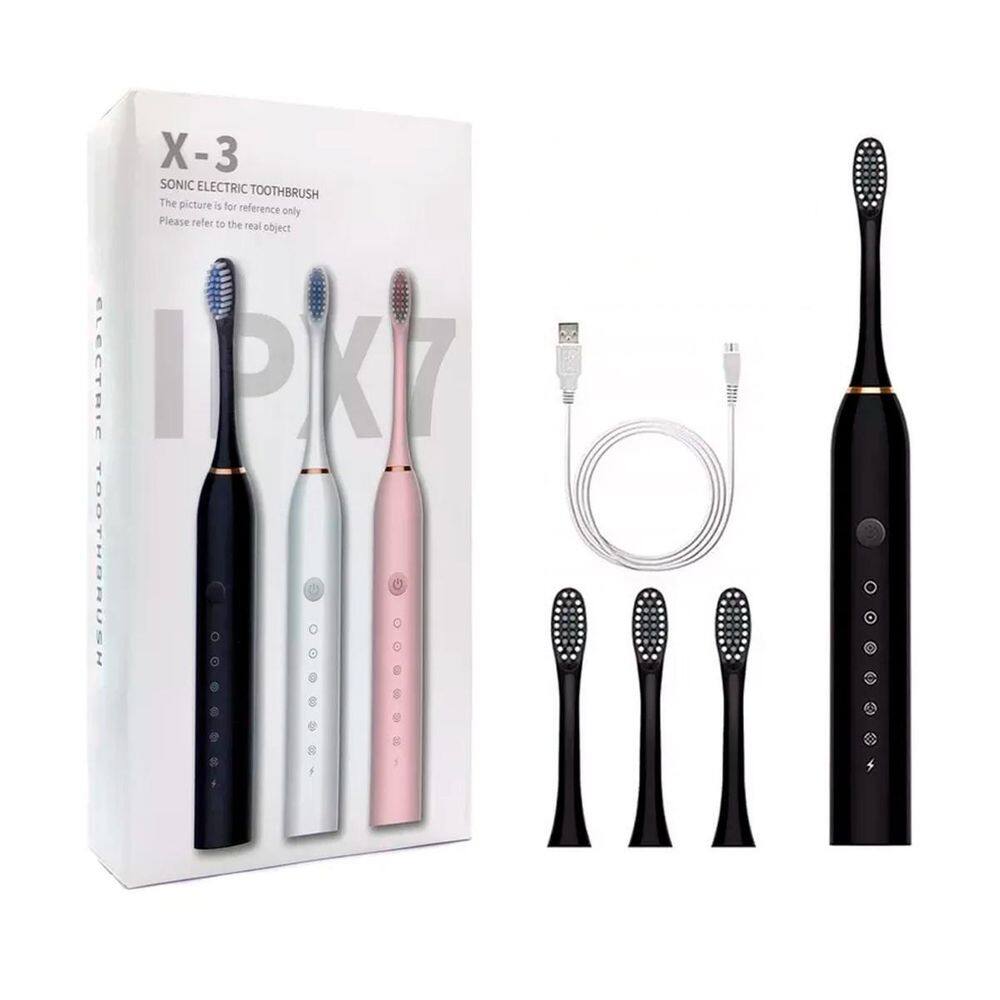 Escova Elétrica Recarregável Para Limpeza Dental