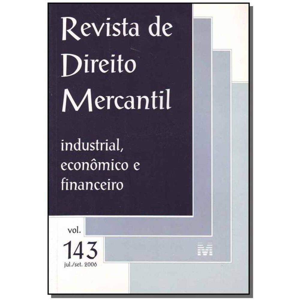 Revista De Direito Mercantil Vol. 143