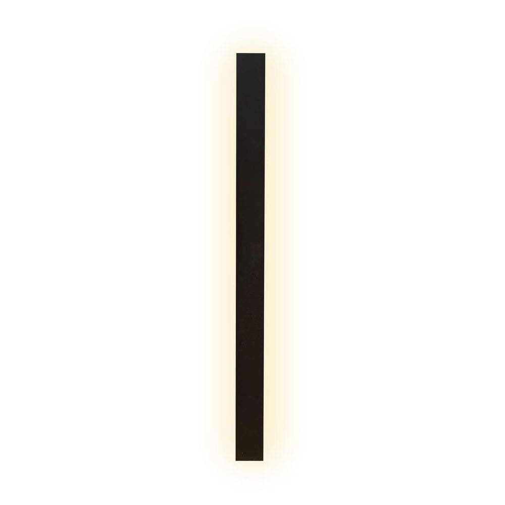 Arandela Luminária Parede Linear Led Indireta 1M 110V Preto