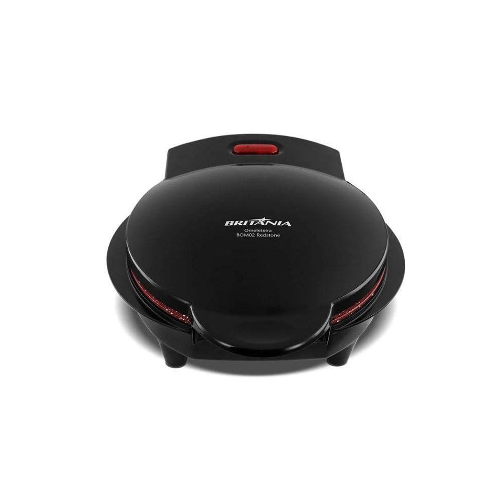 Omeleteira Britânia Bom02P Antiaderente Redstone 750W 110V