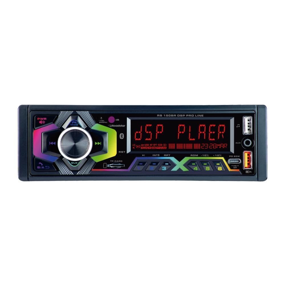 Auto Radio Roadstar Rs150Br Am/Fm Bluetooth Dsp Pro Line