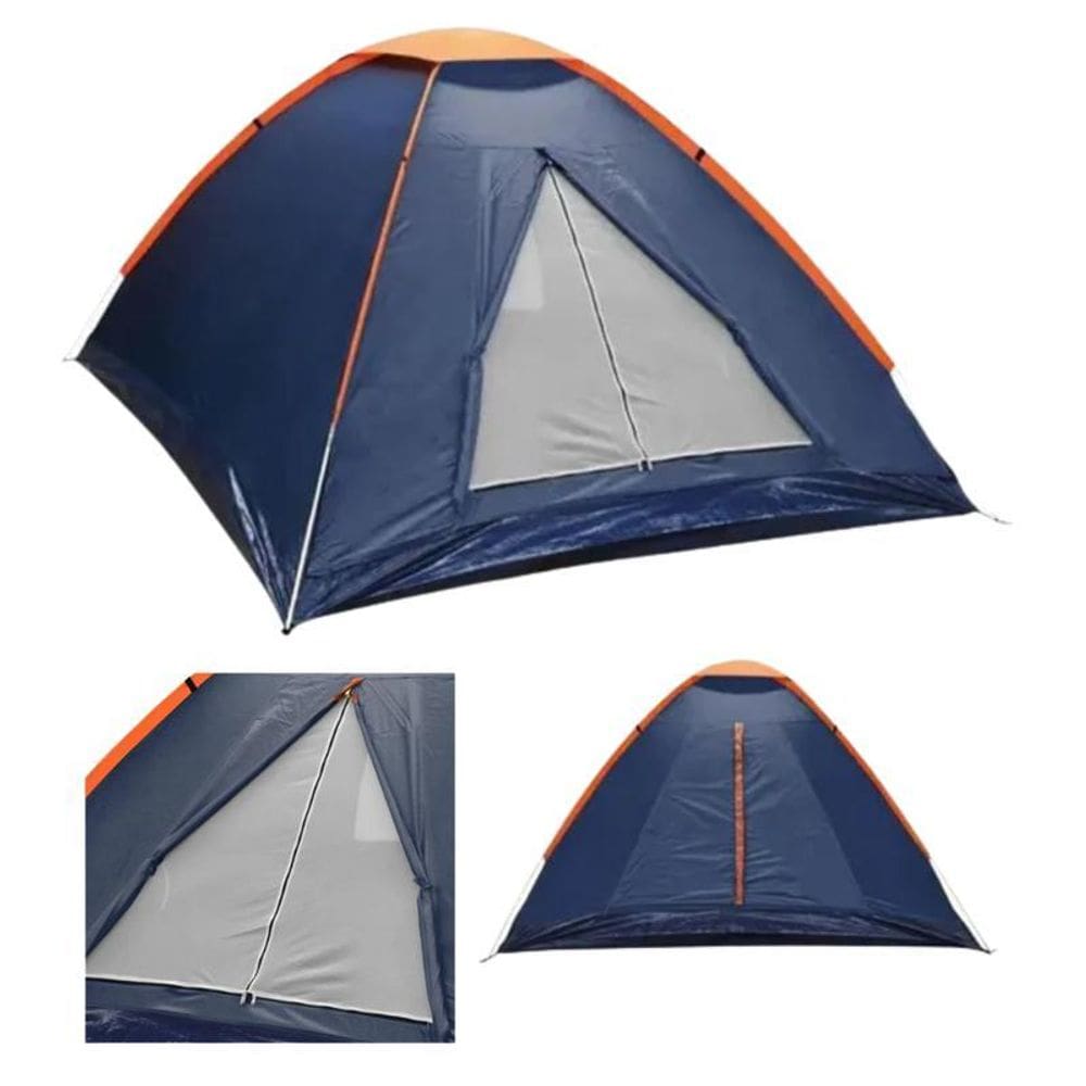 Barraca Iglu Azul Compacta 3 Pessoas Tela Mosquiteiro