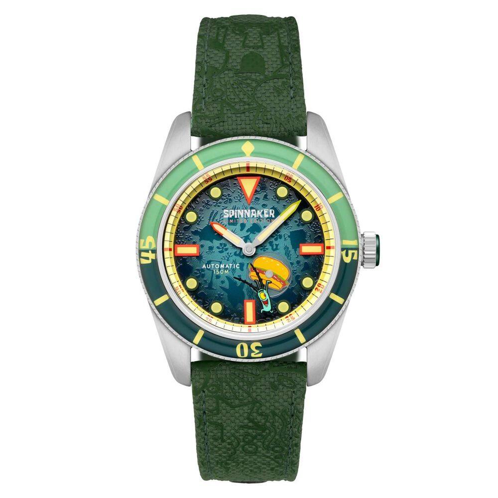 Relógio Spinnaker Fleuss Bob Esponja Plankton Green