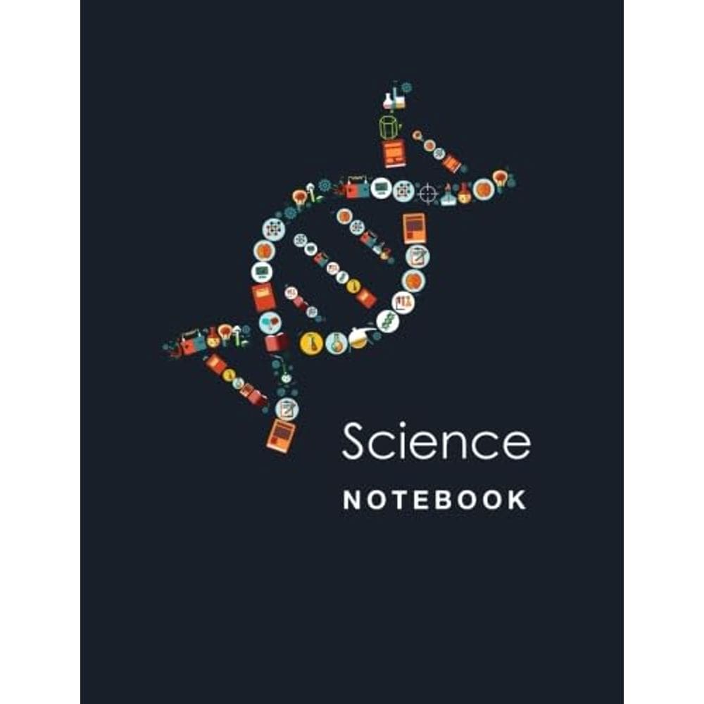 Science Notebook Genérica Páginas em branco e pautadas (DNA)