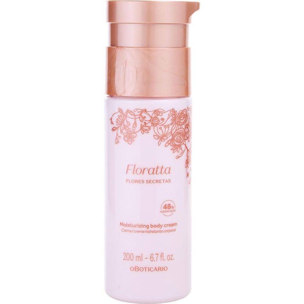 Creme Feminino Floratta Secret Flowers Hidratante Corporal 200 Ml