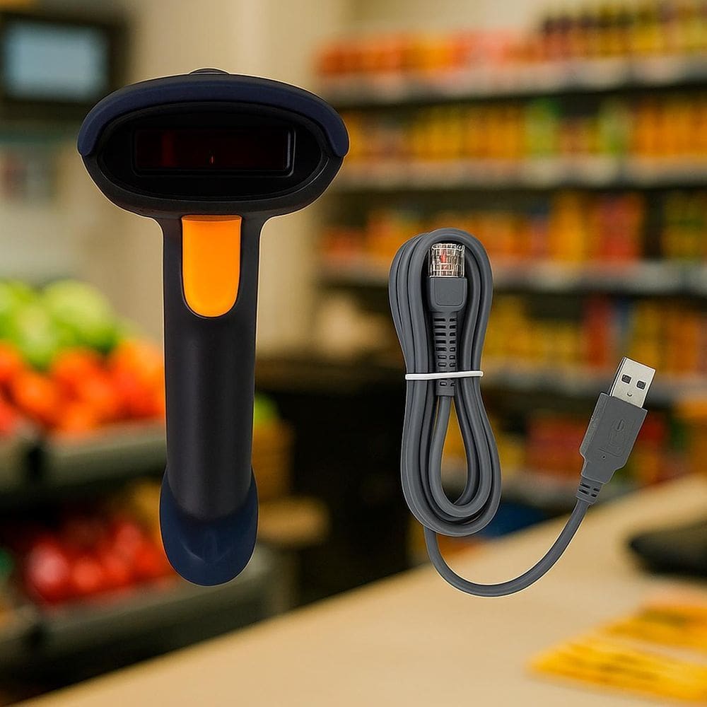 Leitor Código Usb Scanner Compacto Para Pdv