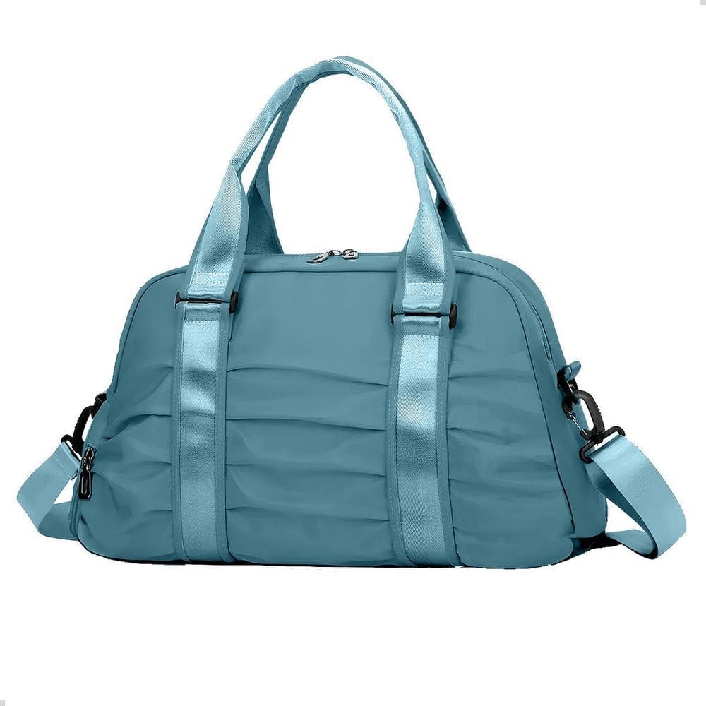 Bolsa Mala Viagem Feminina Academia Esportes Treino Azul