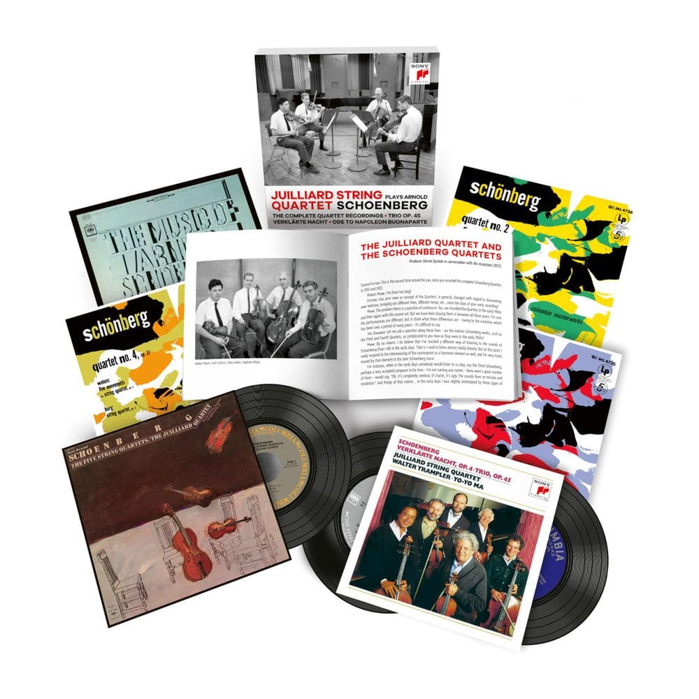 Quarteto de cordas CD Julliard toca Schoenberg