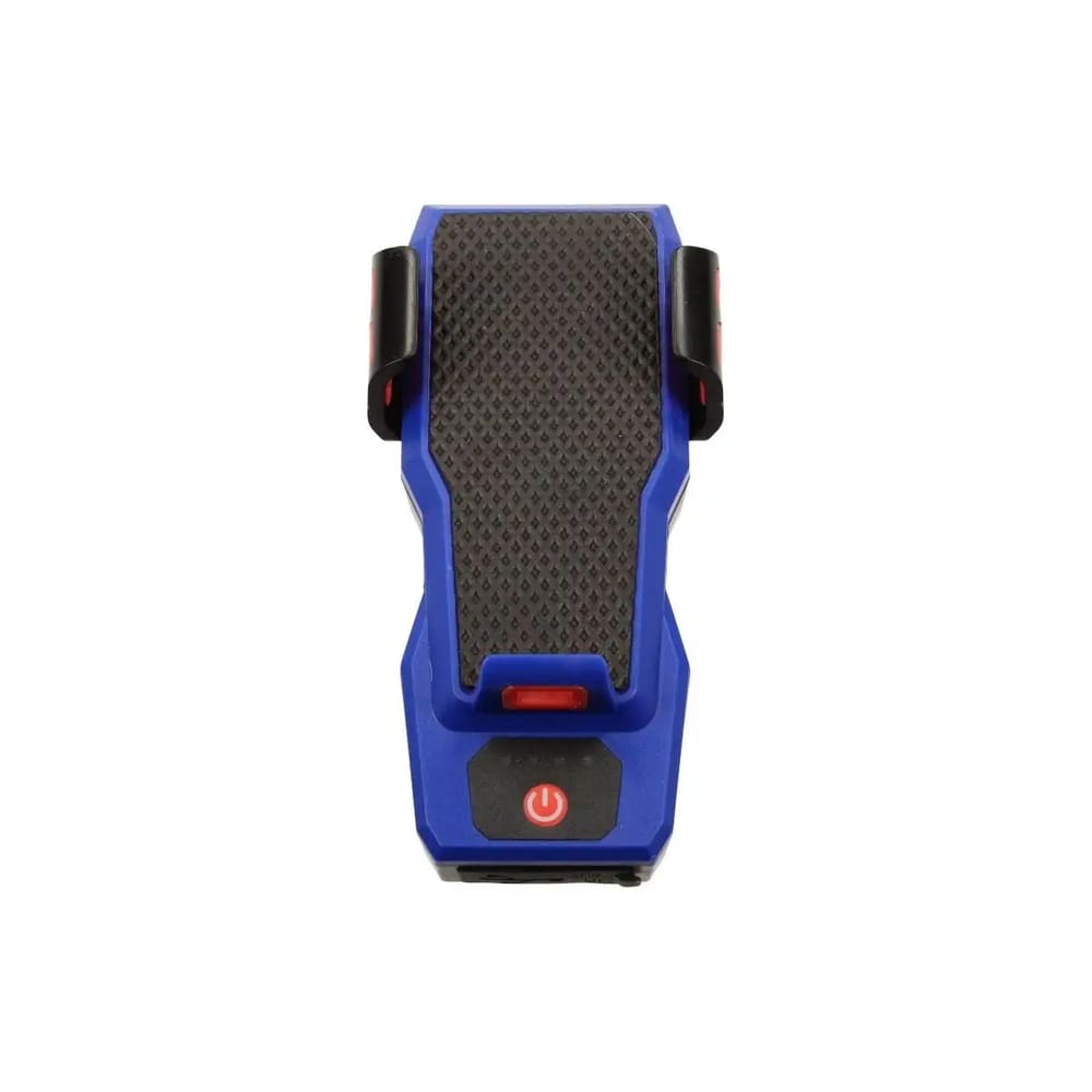 Farol Azul recarregável suporte de celular para Bicicleta