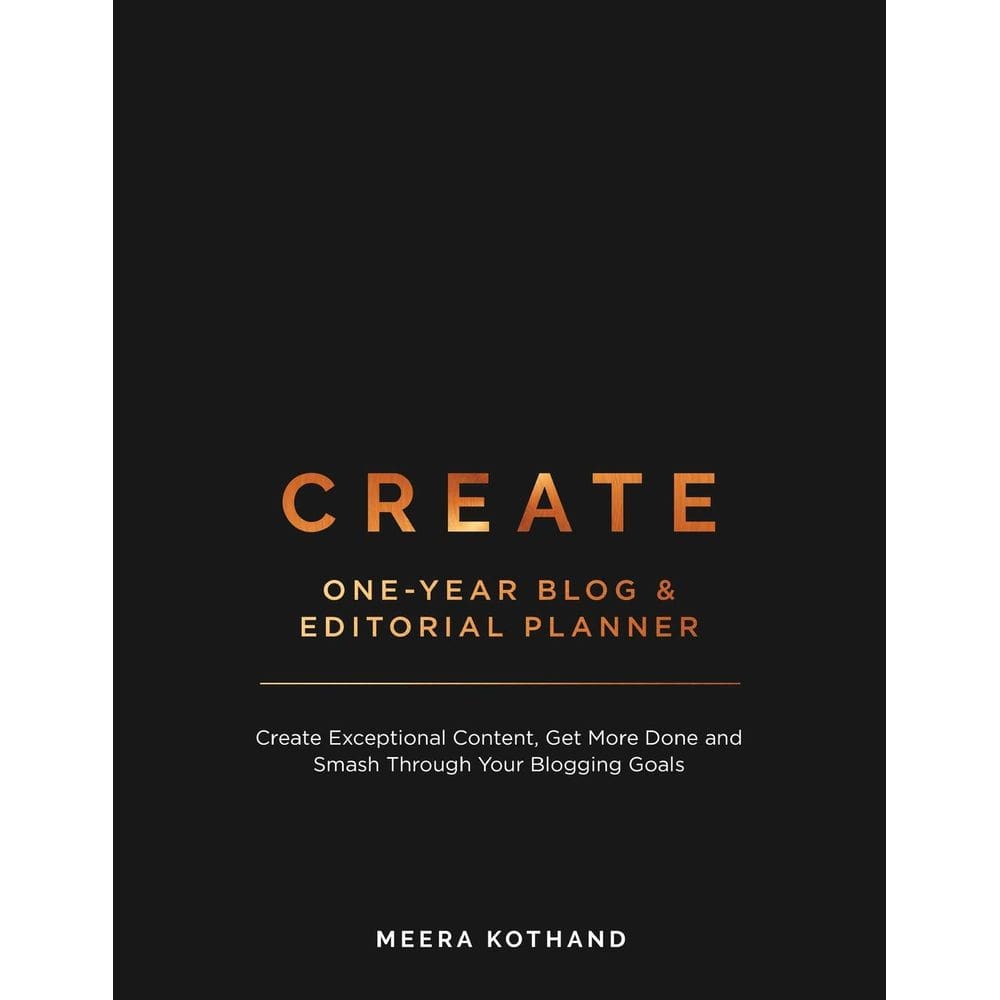 Planejador CREATE Blog e Planejador Editorial
