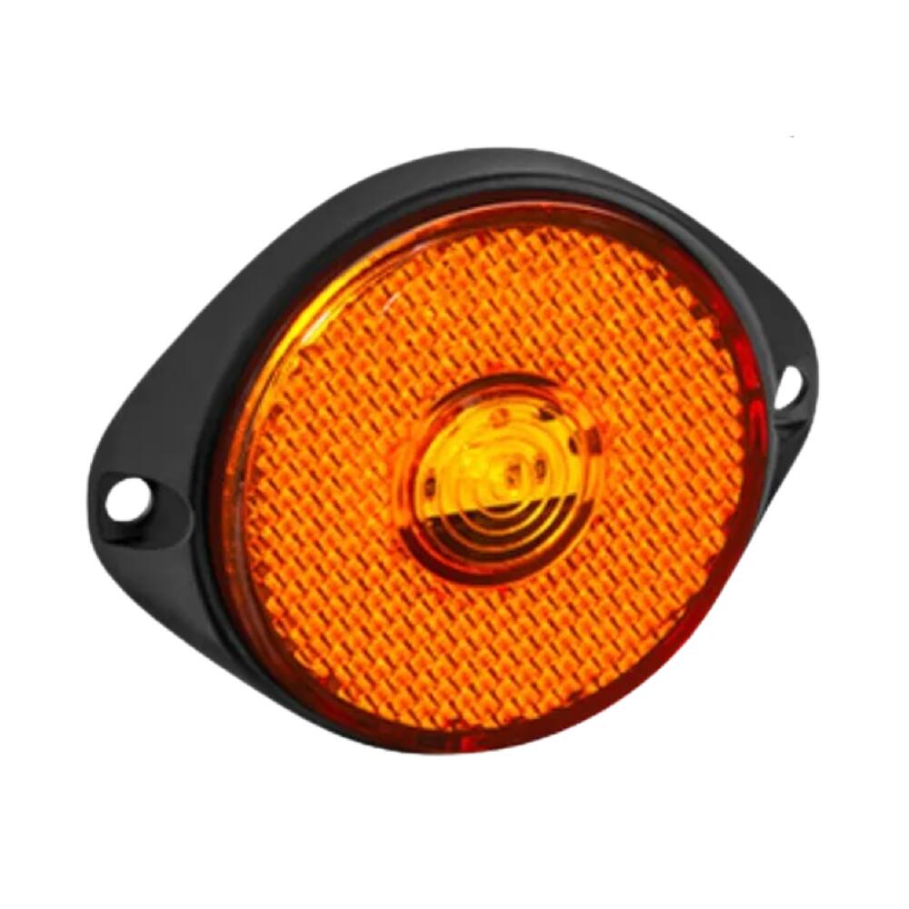 Lanterna Frontal 65mm Led Bivolt Conector Carreta Caminhão
