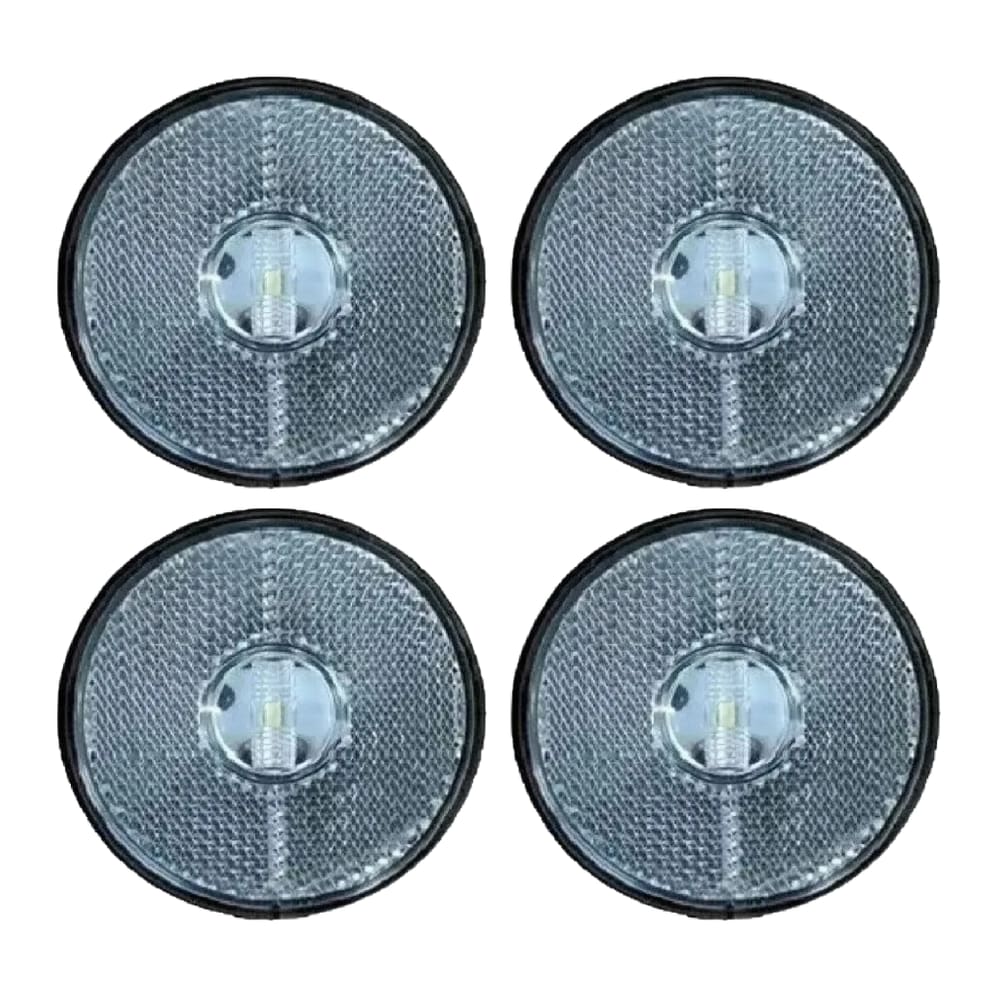 4 Lanterna Lateral Carreta Randon Cristal Led ( Sem Suporte )