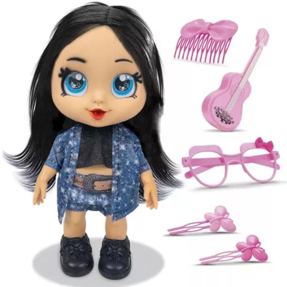 Boneca Cantora Rockeira Sua Filha Ideal Presente Oficial