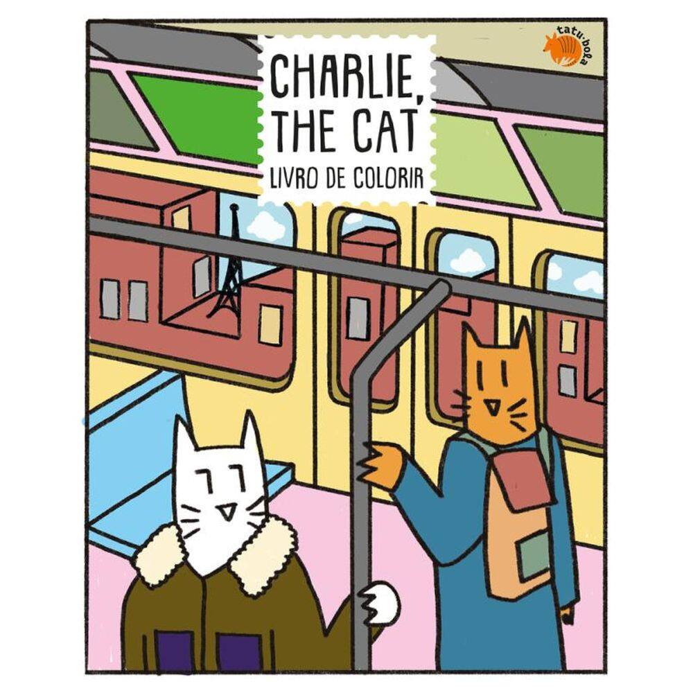 Charlie, The Cat: Livro De Colorir