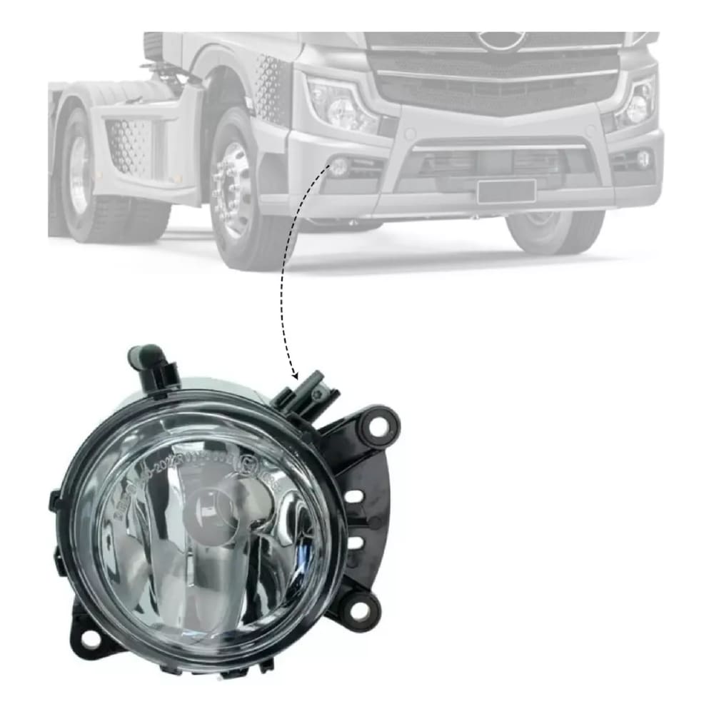 Farol Novo Actros Auxiliar Milha Neblina Caminhao Mb 2020 Ld