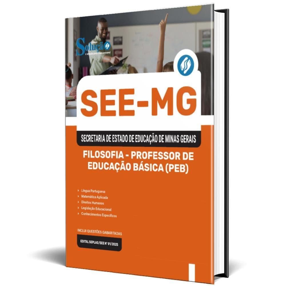Apostila See Mg 2025 Filosofia Professor Educação Básica Peb
