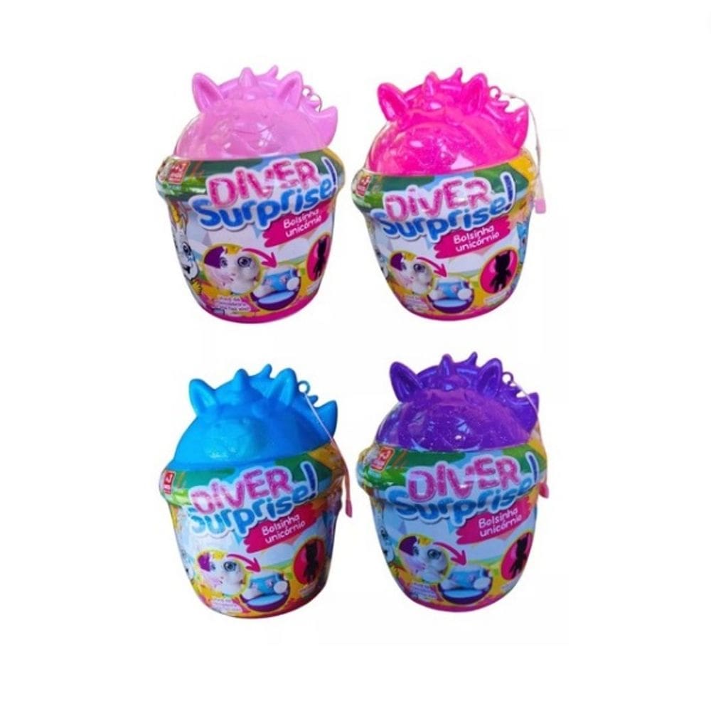 Bolsinha Diver Surprise Unicórnio Faz Xixi 8280